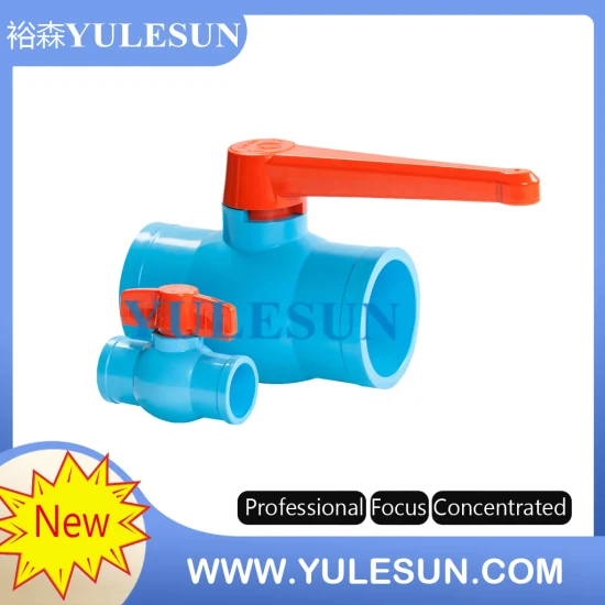 Válvula de bola con espiga de PVC Válvula de retención de bola con válvula de PVC